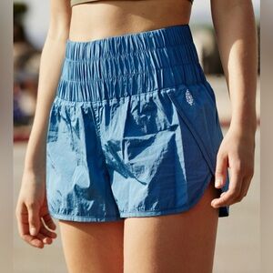 FP Movement The Way Home Blue Athletic Shorts